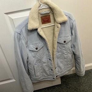 Light blue corduroy Levi’s jacket